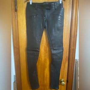 Looking for trade or offer Balmain Lamb Skin Biker Pants Size 38
